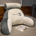 Latex Lumbar Support Pillow, Large Backrest Reading Pillow